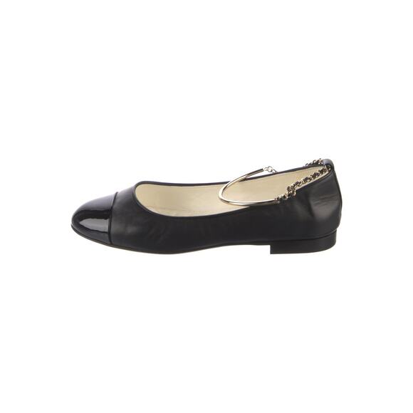 Chanel 2022 Interlocking CC Logo Ballet Flats - 38.5 - Picture 1 of 6